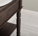 Bathroom cabinet for sinks with turned legs - sinks are included in the price - Color_P111 - LACQUER & STAINED