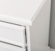 Nightstand with 5 drawers with metal rail with dimension 60x45x74 - Color_P004 - PAINT