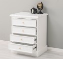 Nightstand with 5 drawers with metal rail with dimension 60x45x74 - Color_P004 - PAINT