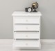 Nightstand with 5 drawers with metal rail with dimension 60x45x74 - Color_P004 - PAINT