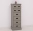 Narrow chest of drawers with 8 drawers