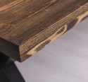 Dining table with X legs, 210