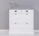 Shoe rack with 2 doors, 2 drawers - Color Top_P072 - Color Corp_P004 - DOUBLE COLORED
