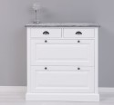 Shoe rack with 2 doors, 2 drawers - Color Top_P072 - Color Corp_P004 - DOUBLE COLORED