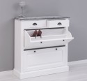 Shoe rack with 2 doors, 2 drawers - Color Top_P072 - Color Corp_P004 - DOUBLE COLORED