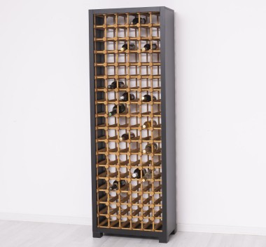 Support for 102 bottles of wine - Color Ext._P003 / Color Int._P002 - DOUBLE COLORED