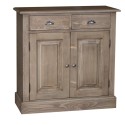 Cabinet with drawer, 2 doors and 2 drawers