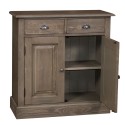 Cabinet with drawer, 2 doors and 2 drawers