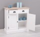 Cabinet with drawer, 2 doors and 2 drawers, oak top