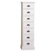 Narrow chest of drawers with 7 drawers