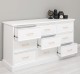 Chest of drawers with 9 drawers with metal rails in dimension 160x50x90 - Color_P004 - PAINT