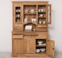 Kitchen sideboard 3 doors, 3 drawers BAS + 2 doors, 4 drawrs SUP, oak - P061 - LACQUERED