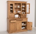 Kitchen sideboard 3 doors, 3 drawers BAS + 2 doors, 4 drawrs SUP, oak - P061 - LACQUERED