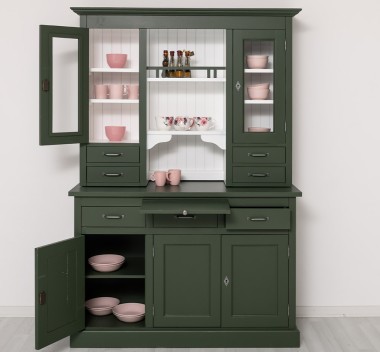 Kitchen sideboard 3 doors, 3 drawers BAS + 2 doors, 4 drawrs SUP, oak - ColoR Ext._P115 - Color Int._P004 - DOUBLE COLORED