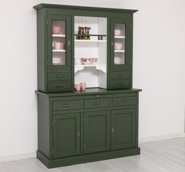Kitchen sideboard 3 doors, 3 drawers BAS + 2 doors, 4 drawrs SUP, oak - ColoR Ext._P115 - Color Int._P004 - DOUBLE COLORED