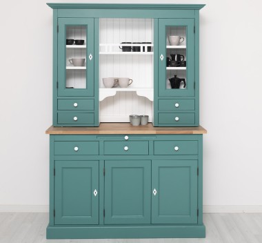 Kitchen sideboard 3 doors, 3 drawers BAS + 2 doors, 4 drawrs SUP, oak - Color Top_P061 - Color Ext._P117 - Color Int._P004 - TRI