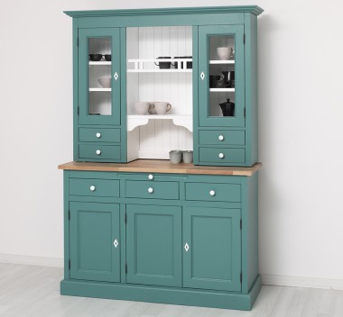 Kitchen sideboard 3 doors, 3 drawers BAS + 2 doors, 4 drawrs SUP, oak - Color Top_P061 - Color Ext._P117 - Color Int._P004 - TRI