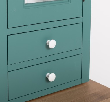 Kitchen sideboard 3 doors, 3 drawers BAS + 2 doors, 4 drawrs SUP, oak - Color Top_P061 - Color Ext._P117 - Color Int._P004 - TRI