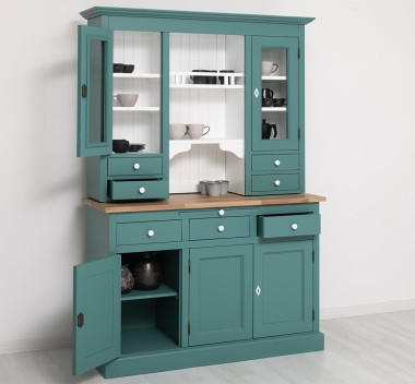 Kitchen sideboard 3 doors, 3 drawers BAS + 2 doors, 4 drawrs SUP, oak - Color Top_P061 - Color Ext._P117 - Color Int._P004 - TRI