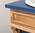 Oak bathroom cupboard 2 wash basins, sinks included in price, oak - Color Corp_P061 - Color Drawers & Doors_P113 - DOUBLE COLORE