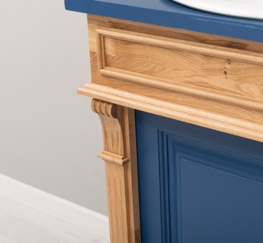 Oak bathroom cupboard 2 wash basins, sinks included in price, oak - Color Corp_P061 - Color Drawers & Doors_P113 - DOUBLE COLORE