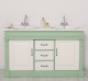 Oak bathroom cupboard 2 wash basins, sinks included in price, oak - Color Top_P039 - Color Corp_P092 - Color Doors & Drawers_P03