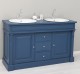 Oak bathroom cupboard 2 wash basins, sink included in price, oak - Color_P113 â€“ PAINT