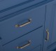 Bathroom ornamental cabinet 3 drawers 1 door, oak, sink included the price â€“ Color_P113 â€“ PAINT