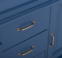 Bathroom ornamental cabinet 3 drawers 1 door, oak, sink included the price â€“ Color_P113 â€“ PAINT