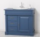 Bathroom ornamental cabinet 3 drawers 1 door, oak, sink included the price â€“ Color_P113 â€“ PAINT