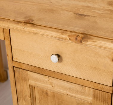 Desk with 1 door 1 drawer - Color_P093 - WAX