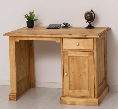 Desk with 1 door 1 drawer - Color_P093 - WAX