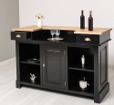 Bar 160cm, oak top