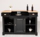 Bar 160cm, oak top