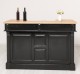 Bar 160cm, oak top