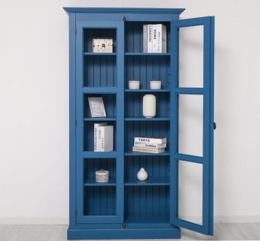 Glass display case, 2 doors with Cremone