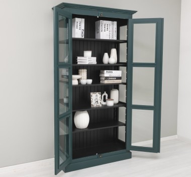 Glass display case, 2 doors with Cremone