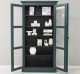 Glass display case, 2 doors with Cremone