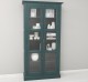 Glass display case, 2 doors with Cremone