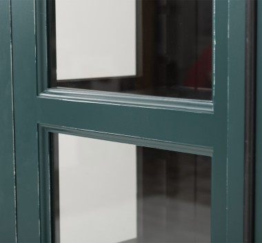 Glass display case, 2 doors with Cremone