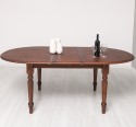 Extendable oval table 180 / 220cm, oak top