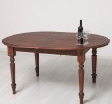 Extendable oval table 180 / 220cm, oak top