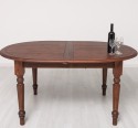 Extendable oval table 180 / 220cm, oak top