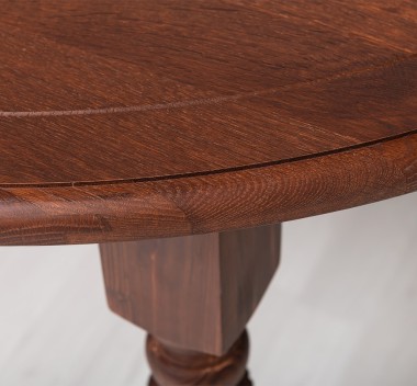Extendable oval table 180 / 220cm, oak top