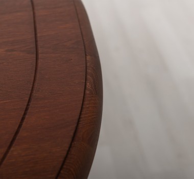 Extendable oval table 180 / 220cm, oak top
