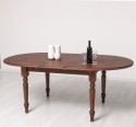 Extendable oval table 180 / 220cm, oak top