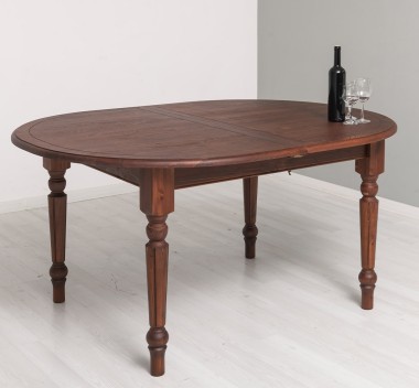 Extendable oval table 180 / 220cm, oak top