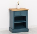 Nightstand with 1 drawer and open shelves