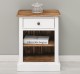 Nightstand with 1 drawer and open shelves