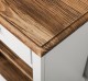 Nightstand with 1 drawer and open shelves
